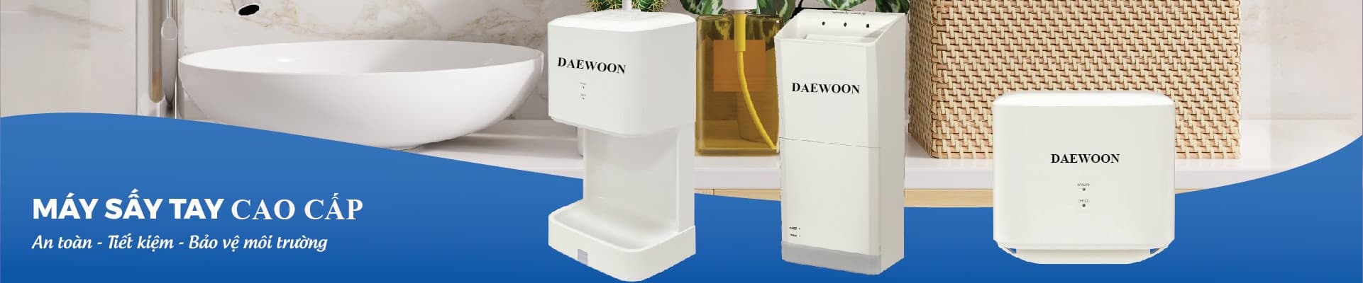 Bộ sản phẩm máy sấy tay khô DAEWOON